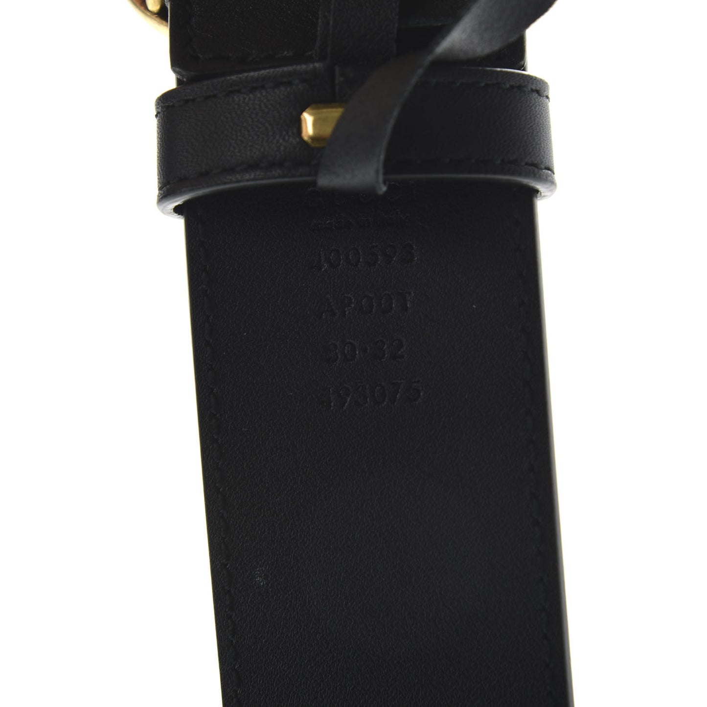 Calfskin Double G 40mm Belt 80 32 Black