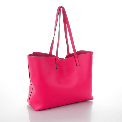 Saint Laurent Calfskin Large Shopping Tote Fuchsia 3 of 11