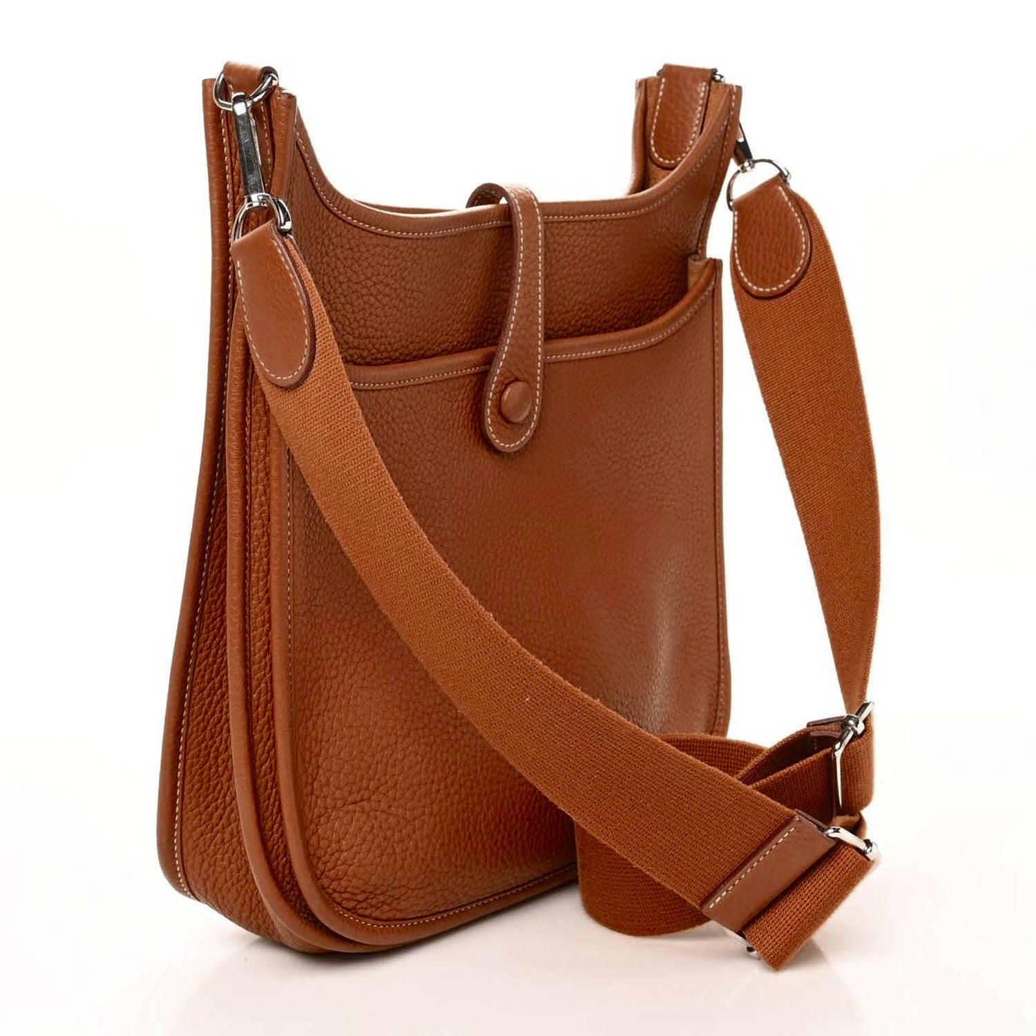 Hermes Taurillon Clemence Evelyne III PM Gold 2 of 9