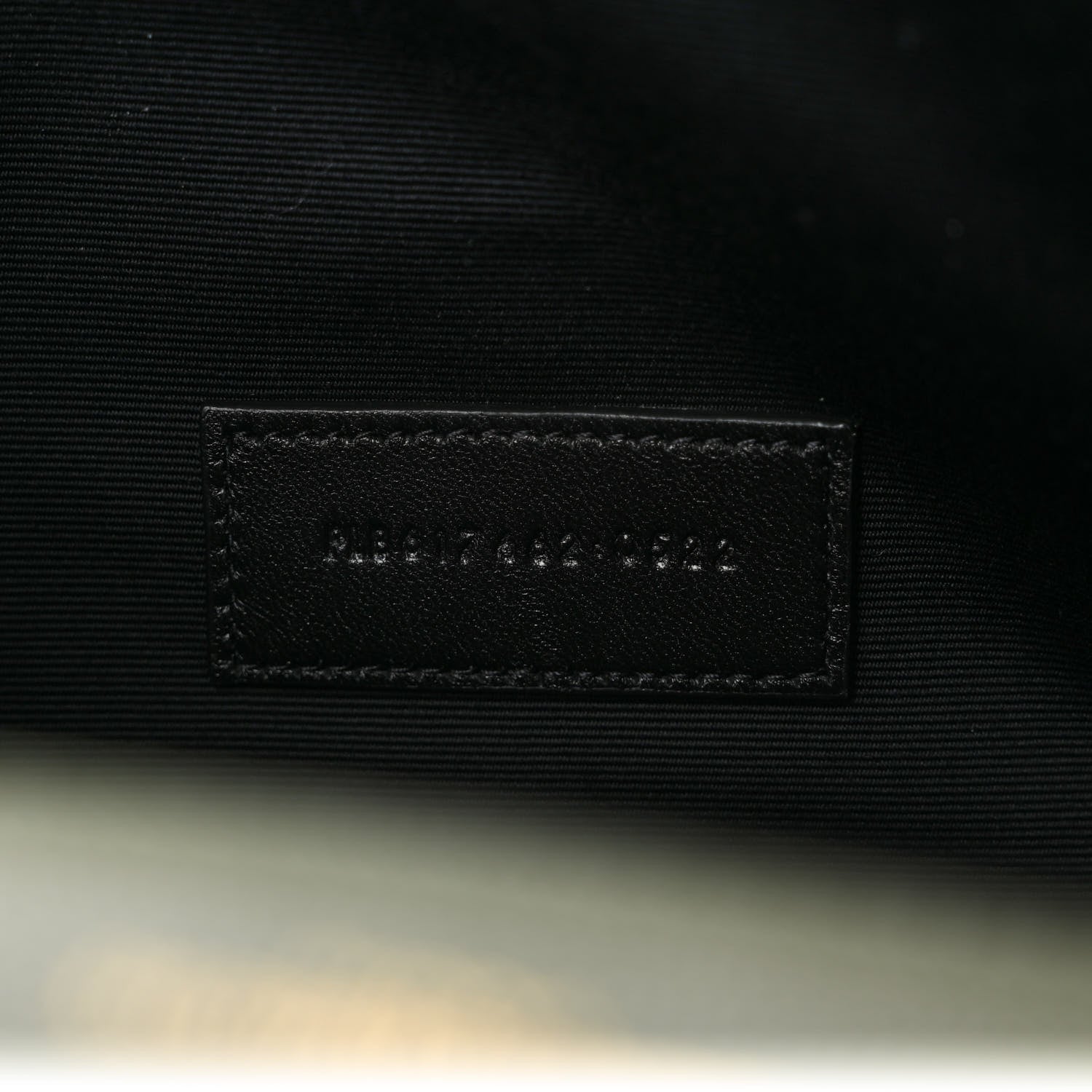 Saint Laurent Grain De Poudre Matelasse Chevron Monogram Envelope Clutch Light Sage 7 of 8