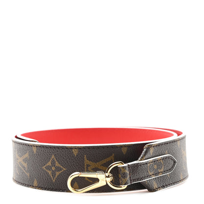 Louis Vuitton Monogram Bandouliere Shoulder Strap Red 1 of 3