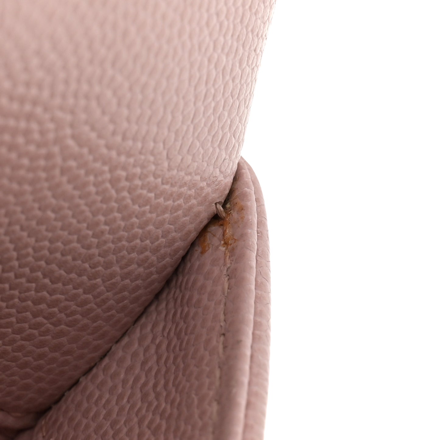 Caviar Quilted Small Business Affinity Flap Light Pink