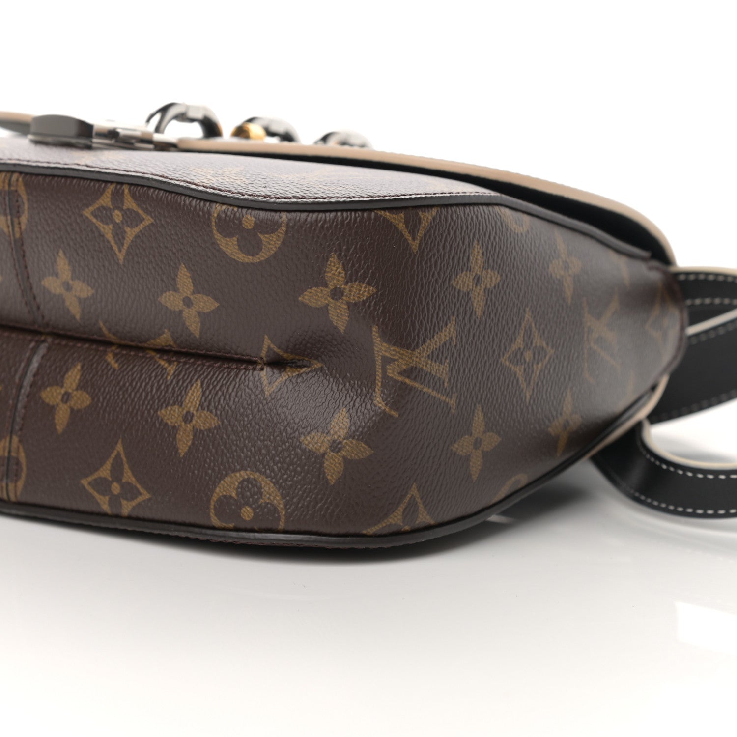Louis Vuitton Calfskin Monogram Chain It Bag PM Black 10 of 12