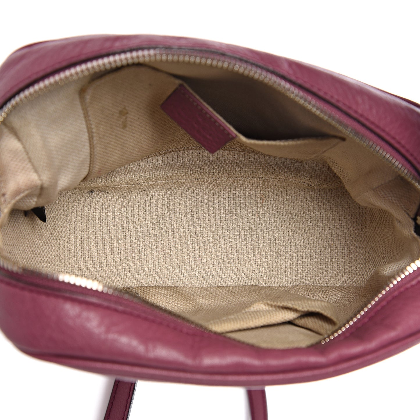 Pebbled Calfskin Small Soho Disco Bag Peonia Flower