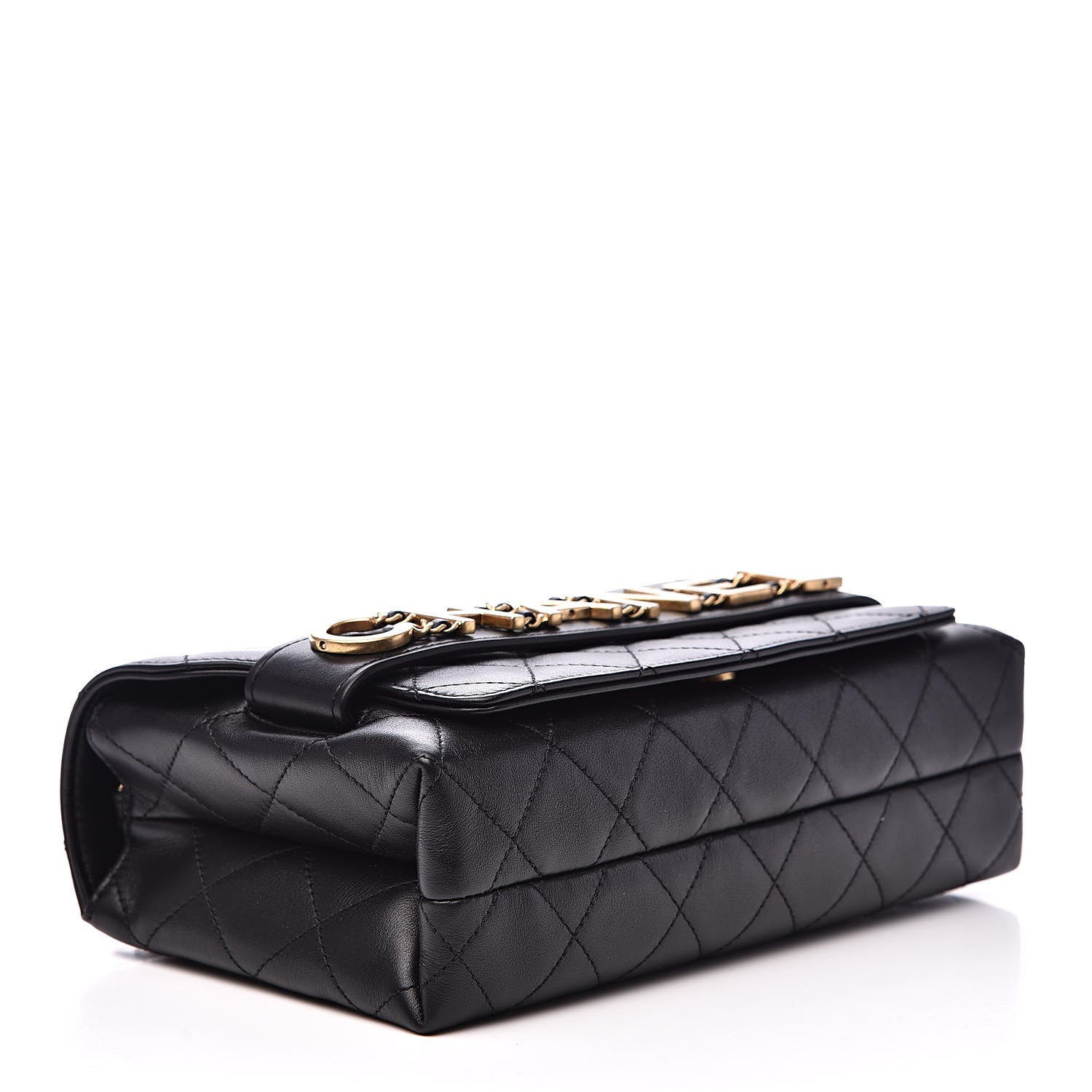 Chanel Calfskin Quilted Enchained Flap Black 4 of 13