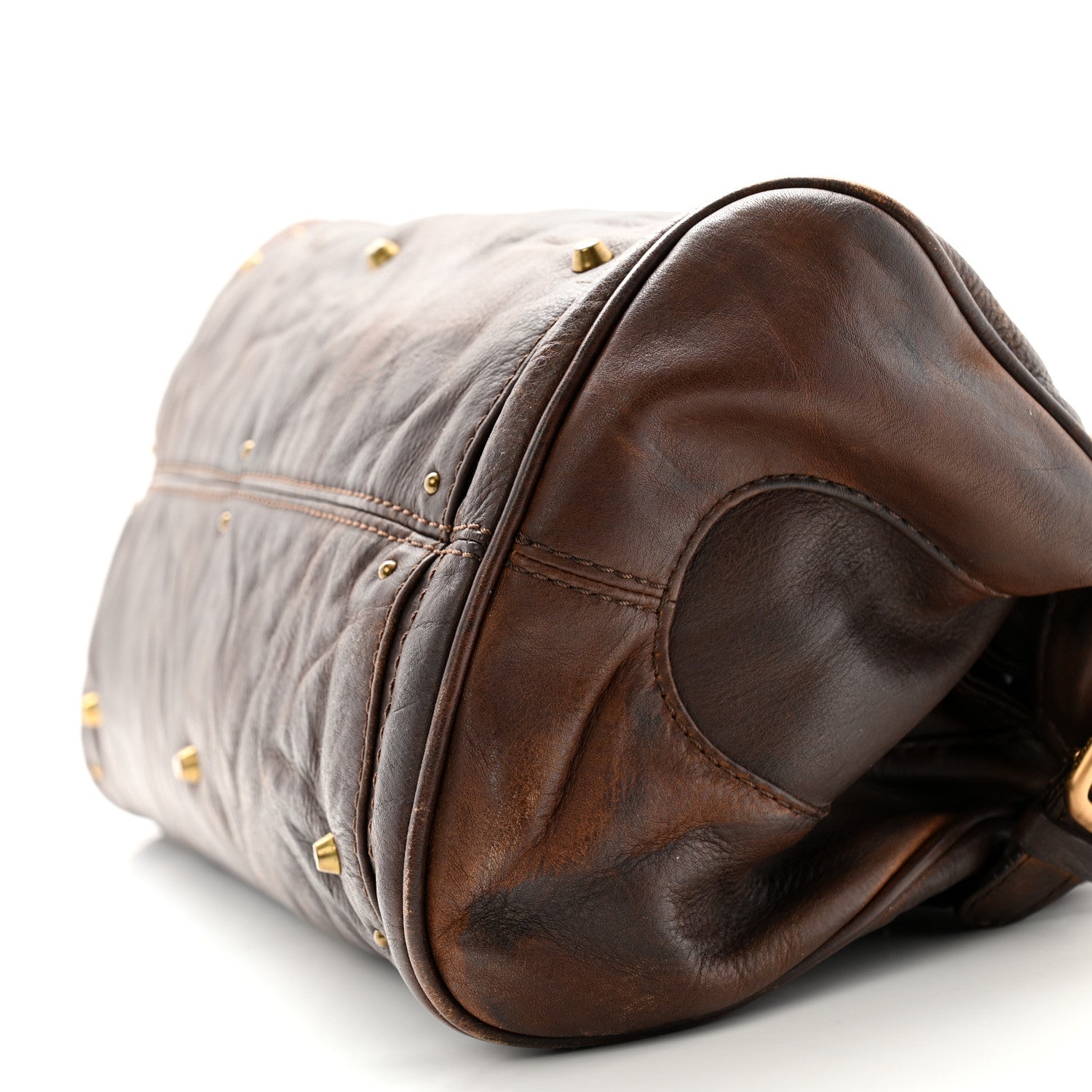 Chloe Calfskin Medium Paddington Satchel Chocolate 9 of 11