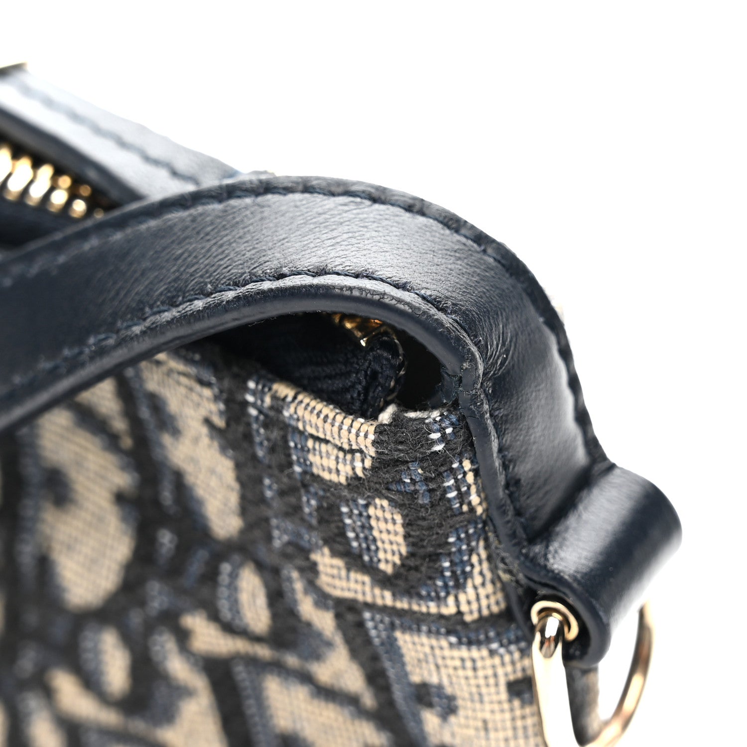 Christian Dior Oblique Medium Diortravel Nomad Pouch Blue 11 of 15