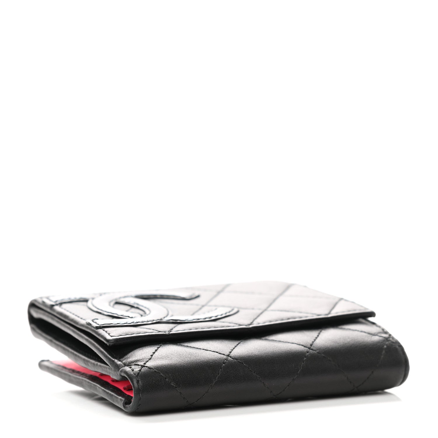 Chanel Calfskin Quilted Cambon Business Card Holder Black 4 of 8