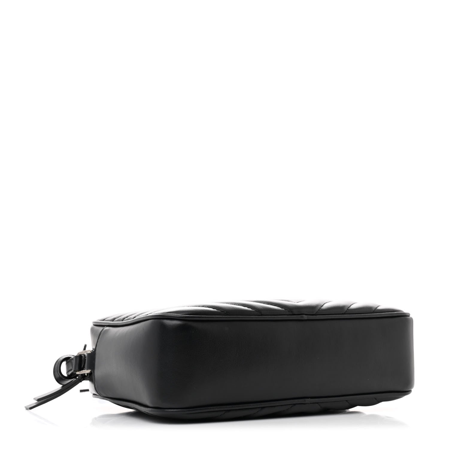 Saint Laurent Calfskin Matelasse Monogram Lou Camera Bag Black 4 of 11