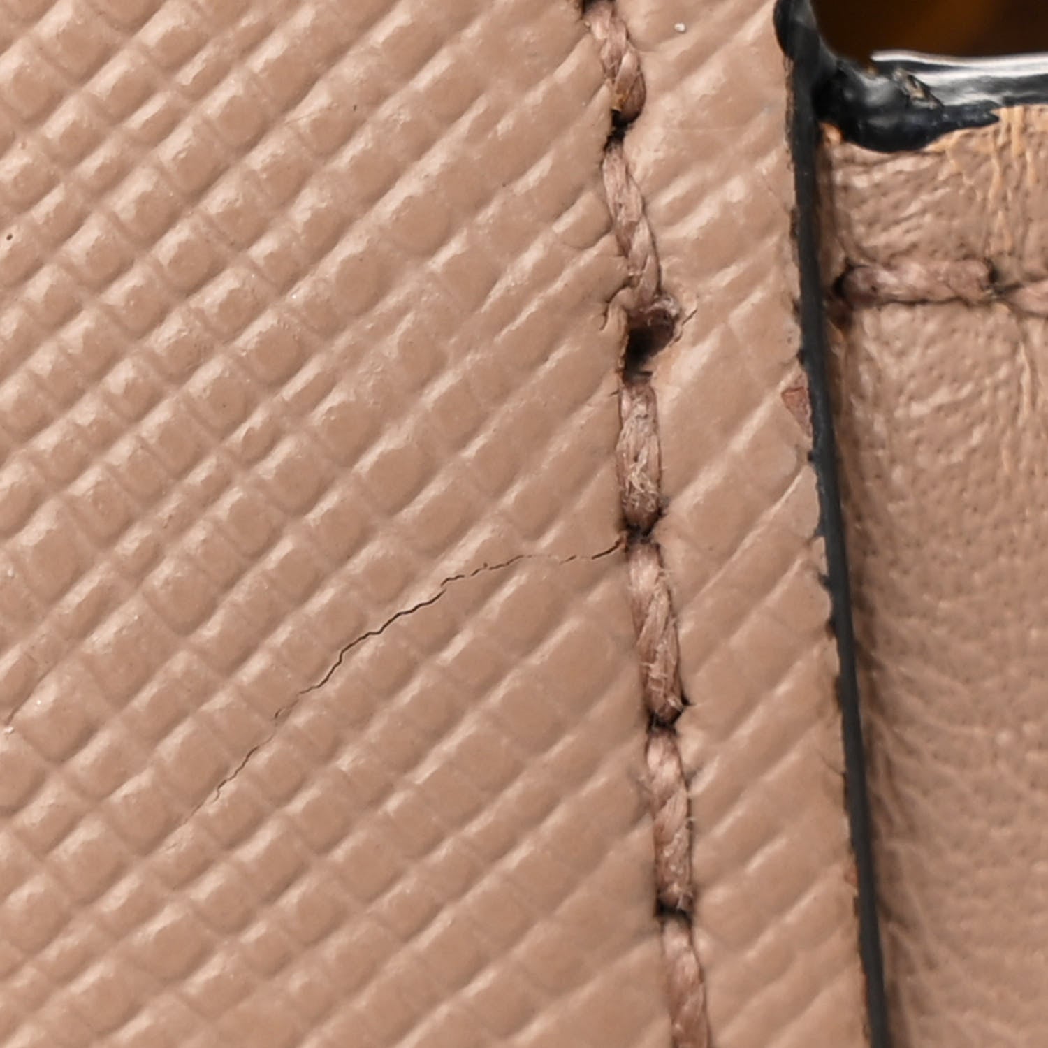 Prada Saffiano Soft Calfskin Small Zippered Tote Cipria 11 of 12
