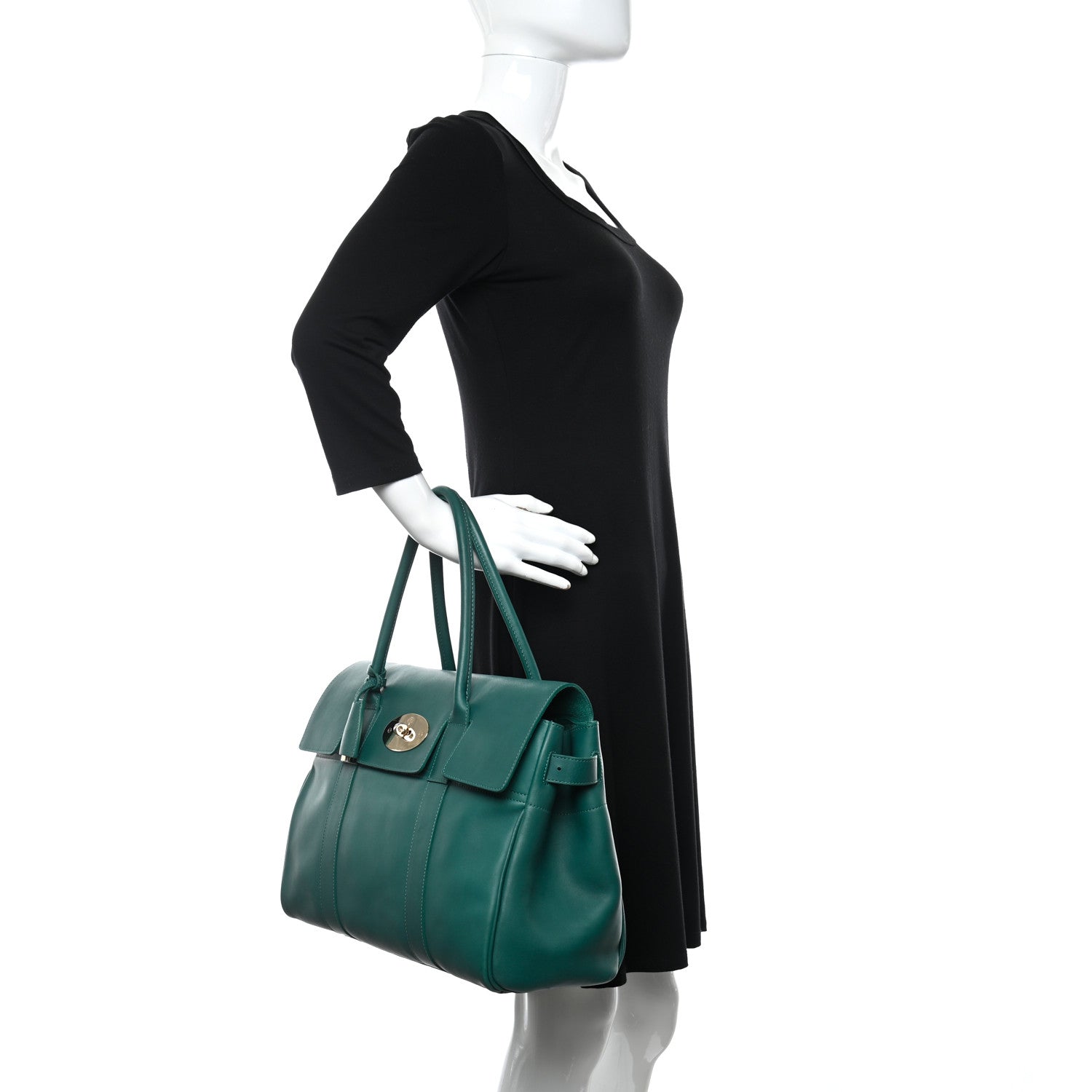 Mulberry Smooth Calfskin Bayswater Green 2 of 10
