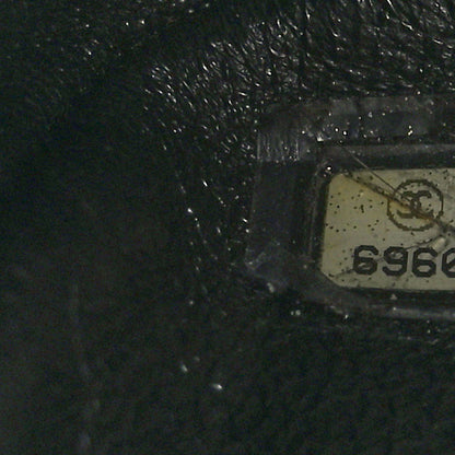 Chanel Lambskin Stitched Chocolate Bar Single Flap Black 6 of 9