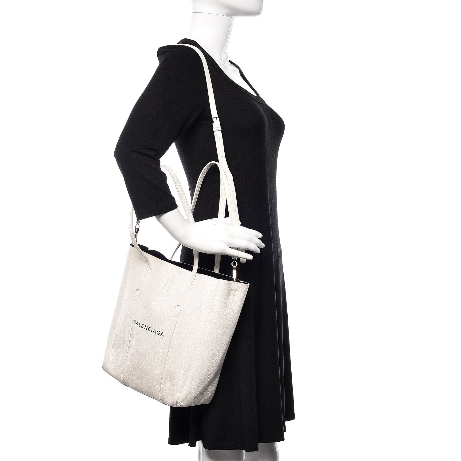 Balenciaga Calfskin XS Everyday Tote White 2 of 18