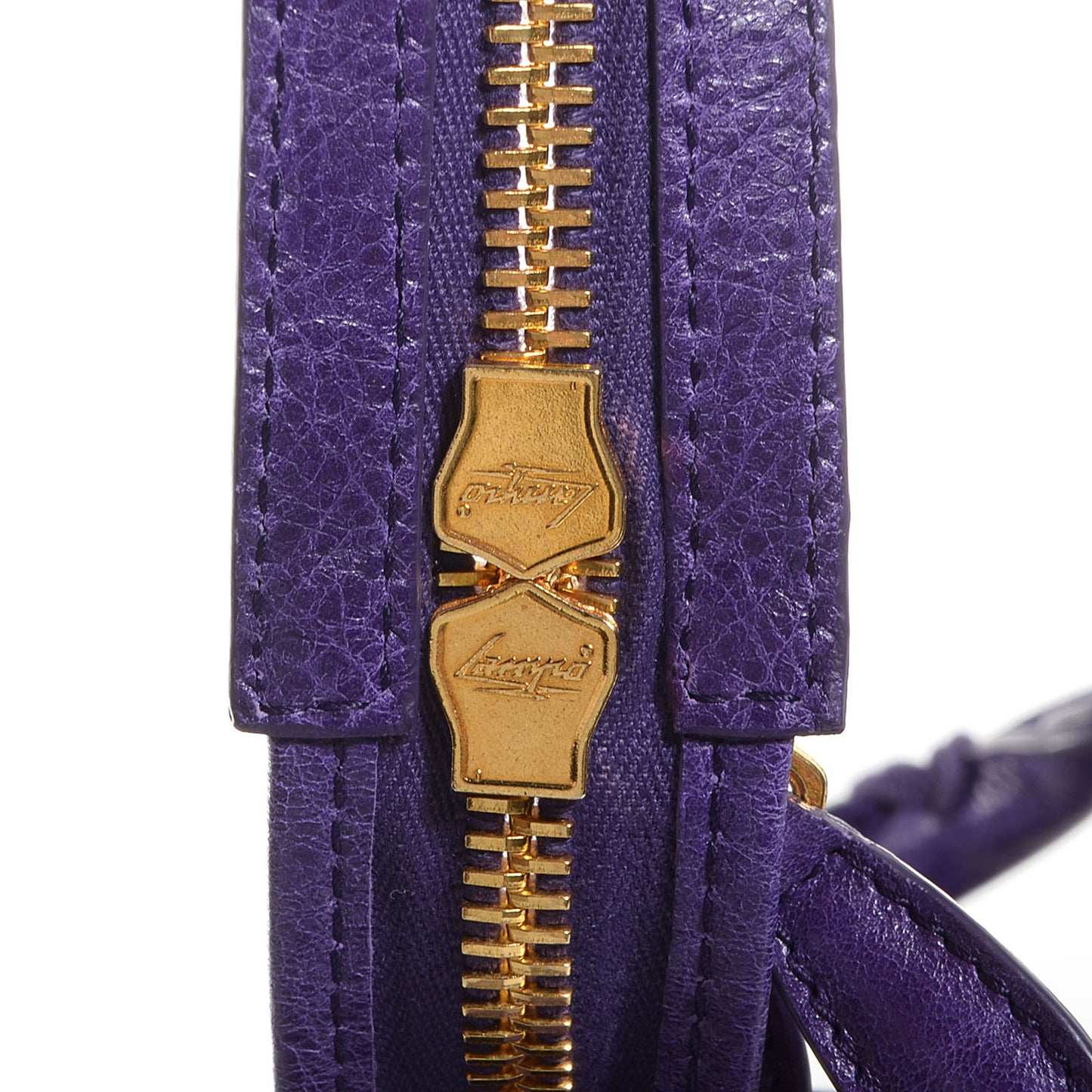 Agneau Giant 21 Gold Hardware City Dark Violet