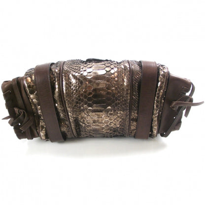 Chloe Python Silverado Shoulder Bag Bronze 5 of 13