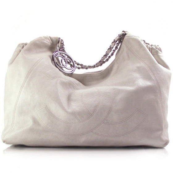 Caviar Coco Cabas White