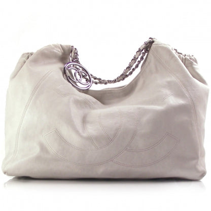 Chanel Caviar Coco Cabas White 1 of 13