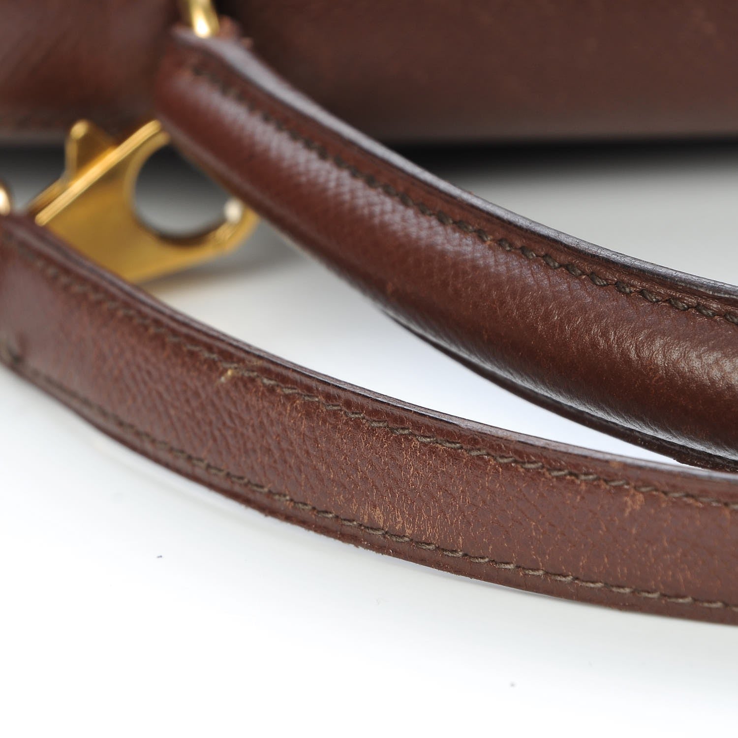 Hermes Courchevel Kelly Retourne 32 Chocolate 37 of 44