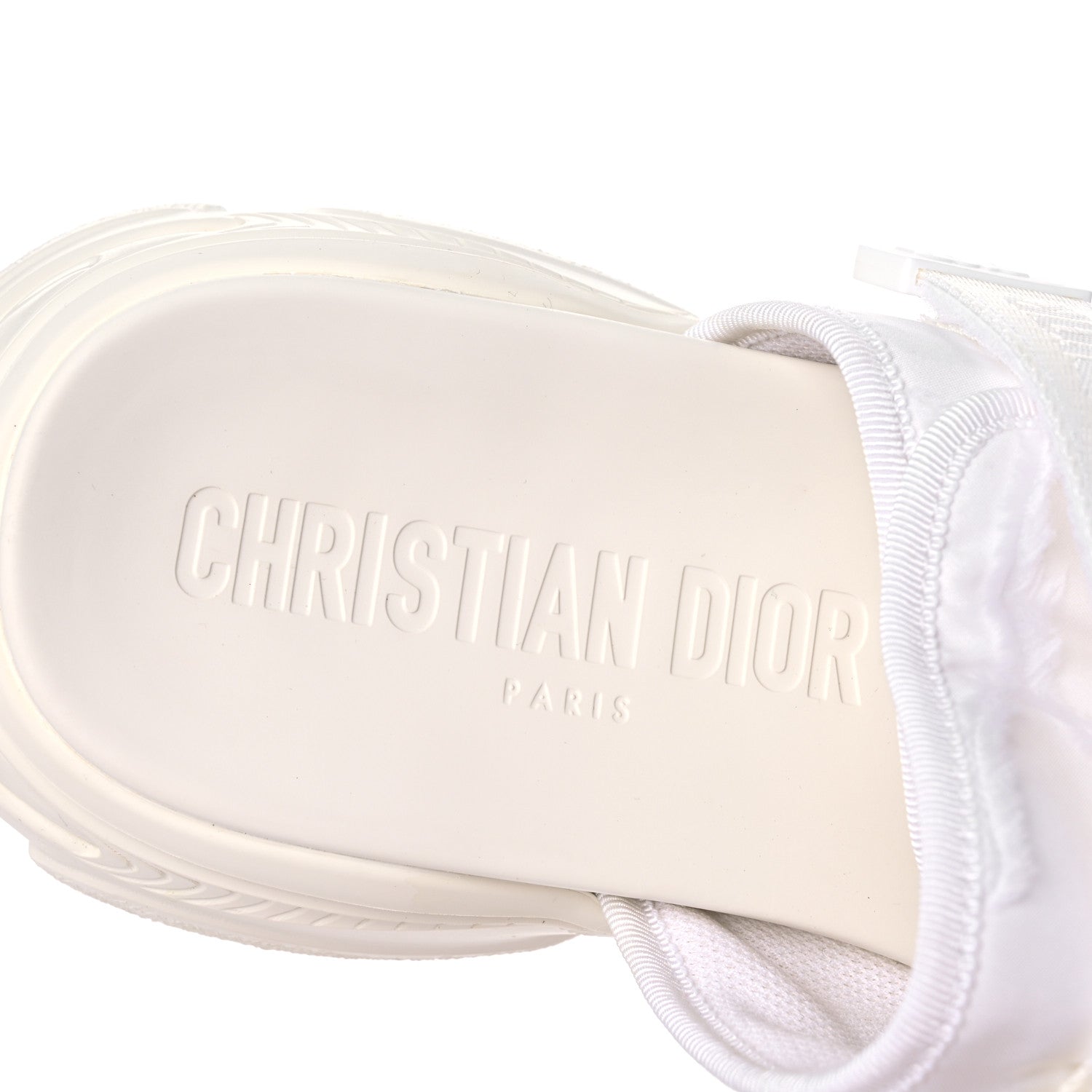 Christian Dior Technical Fabric Camouflage D-Wander Slide Sandals 41 White 11 of 13