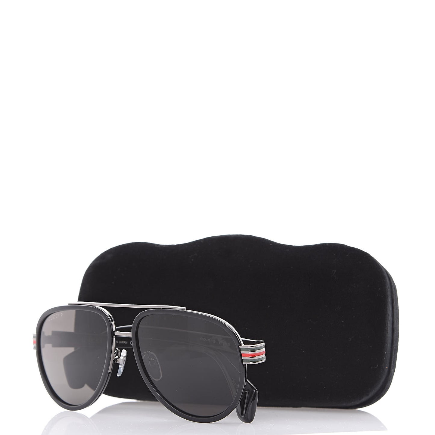 Acetate Aviator Sunglasses GG0447S Black
