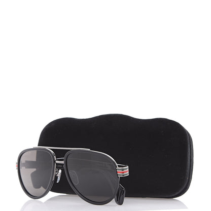 Gucci Acetate Aviator Sunglasses GG0447S Black 7 of 7
