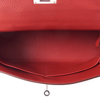 Hermes Taurillon Clemence Kelly Retourne 32 Rouge Casaque 13 of 32
