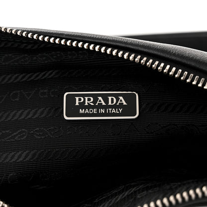 Prada Grace Lux Triangle Logo Embossed Mini Triangle Bag Black 6 of 11