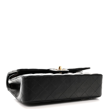 Chanel Lambskin Quilted Medium Double Flap Black 4 of 10