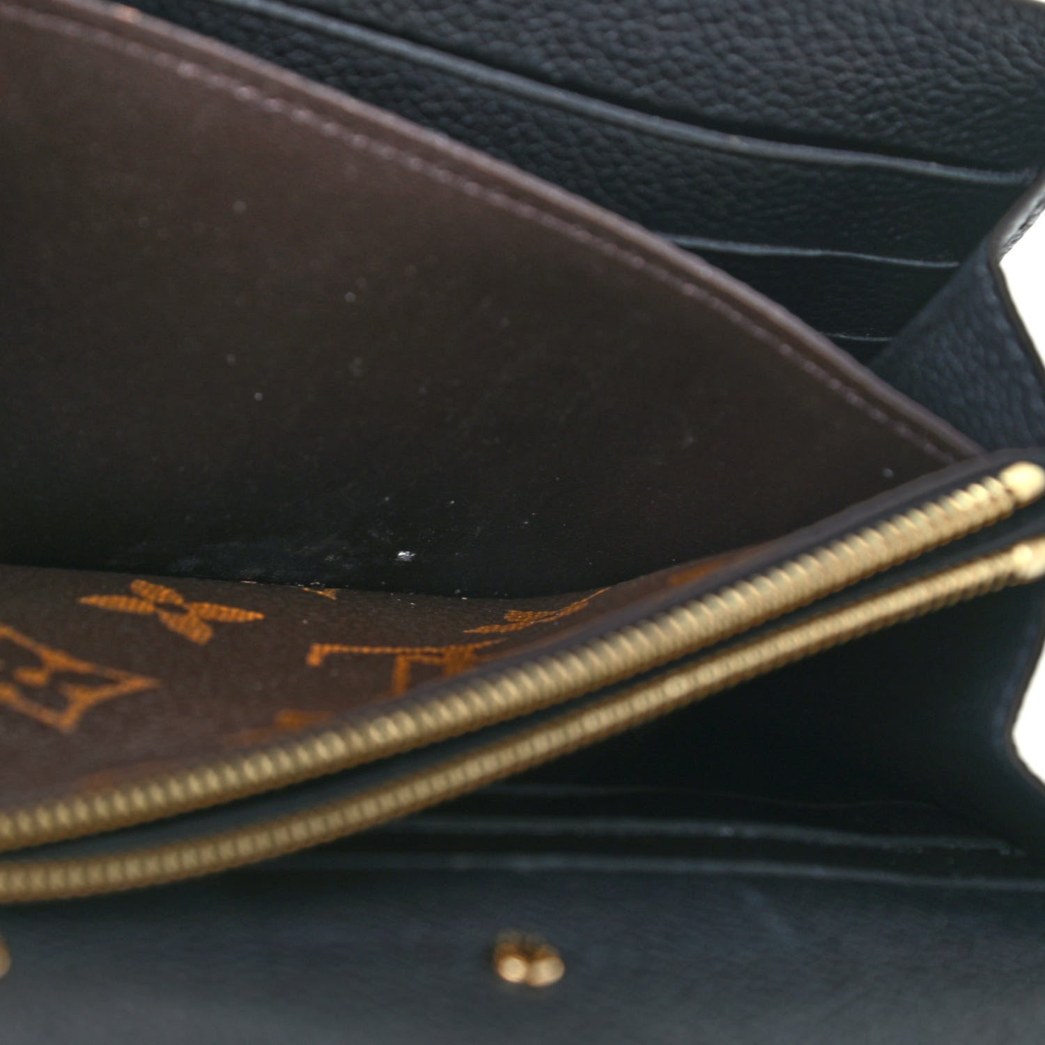 Louis Vuitton Monogram Pallas Wallet Black 7 of 7