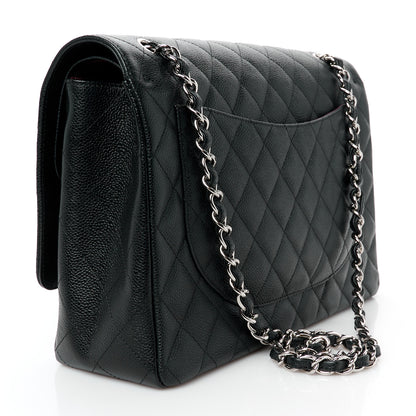 Chanel Caviar Quilted Maxi Double Flap Black 3 of 10