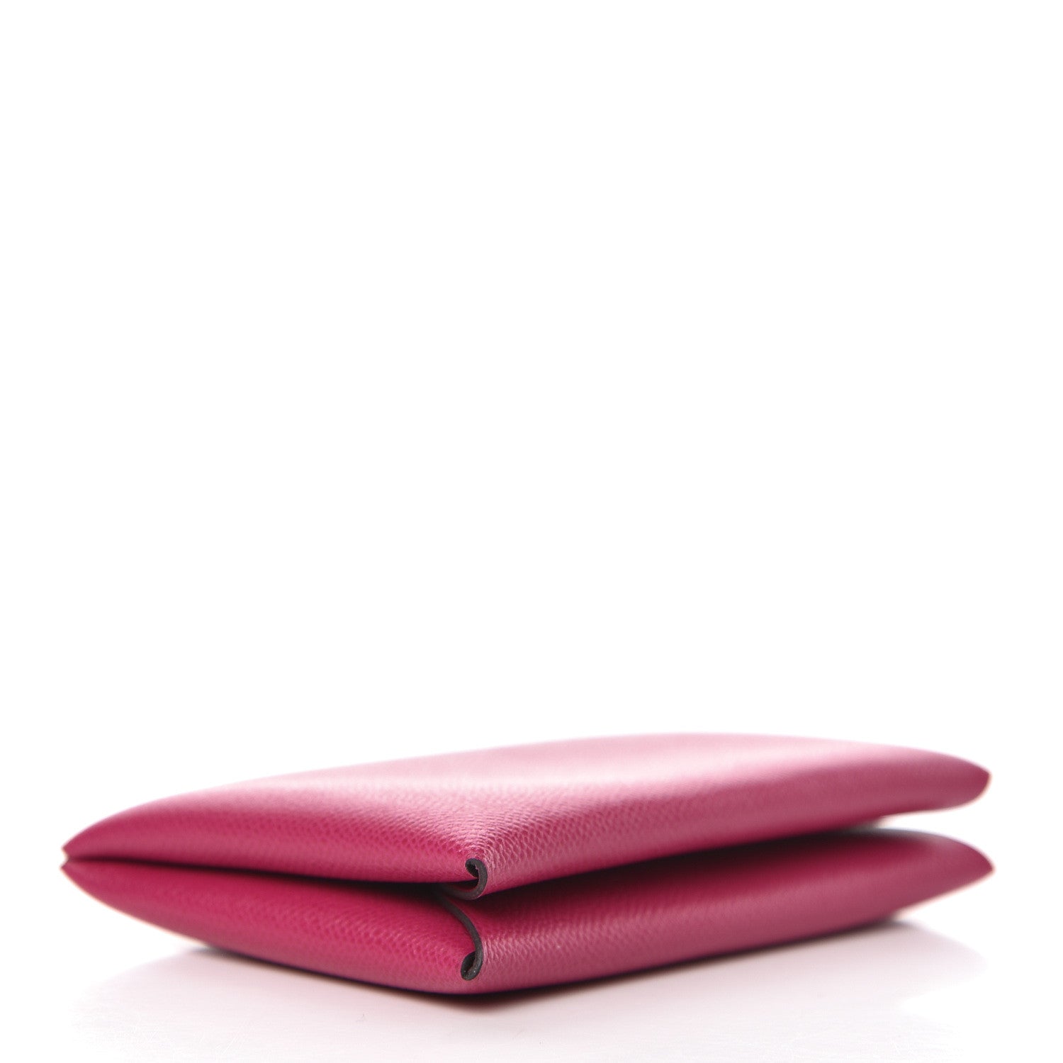 Hermes Grained Monsieur Calvi Card Case Rose Pourpe 4 of 8