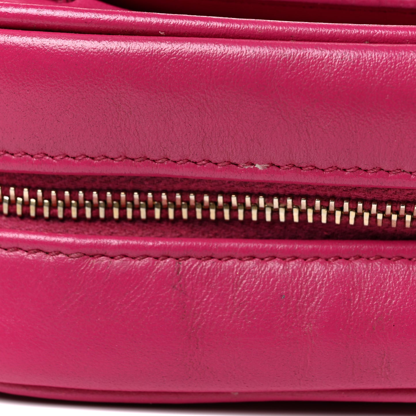 Calfskin Matelasse Monogram Lou Belt Bag Bright Pink