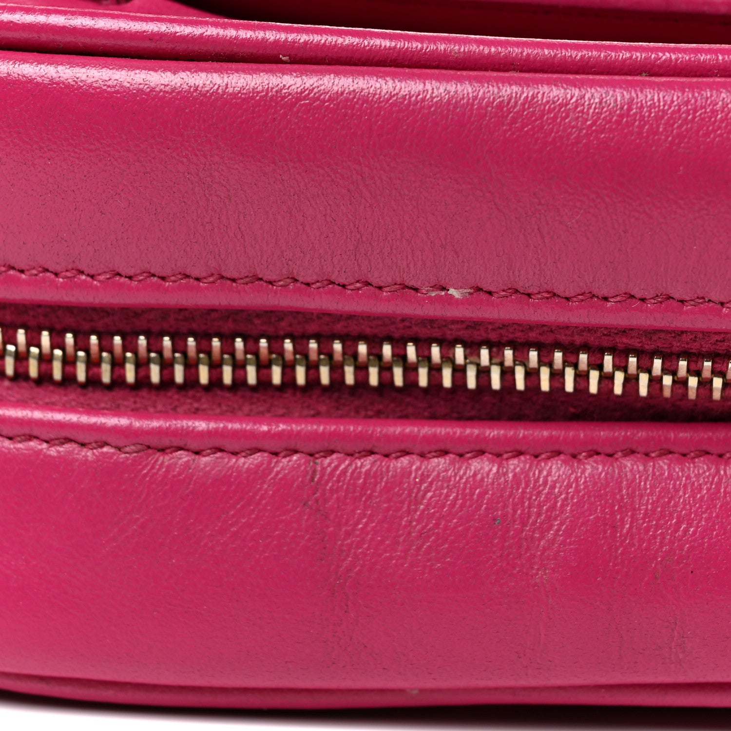 Saint Laurent Calfskin Matelasse Monogram Lou Belt Bag Bright Pink 23 of 24