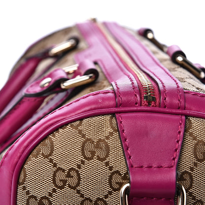 Gucci Monogram Medium Joy Boston Pink 11 of 13