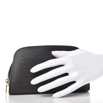 Louis Vuitton Epi Dauphine 17 Cosmetic Pouch Black 2 of 10