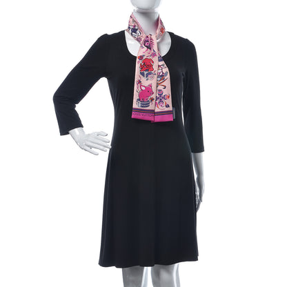 Louis Vuitton Silk Monogram Superstition Bandeau Rose 2 of 4