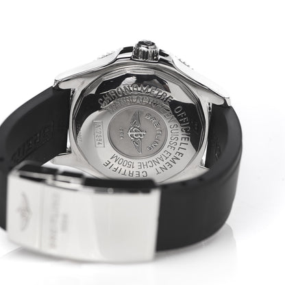 Breitling Stainless Steel Rubber 42mm SuperOcean Automatic Watch Black A17364 5 of 9