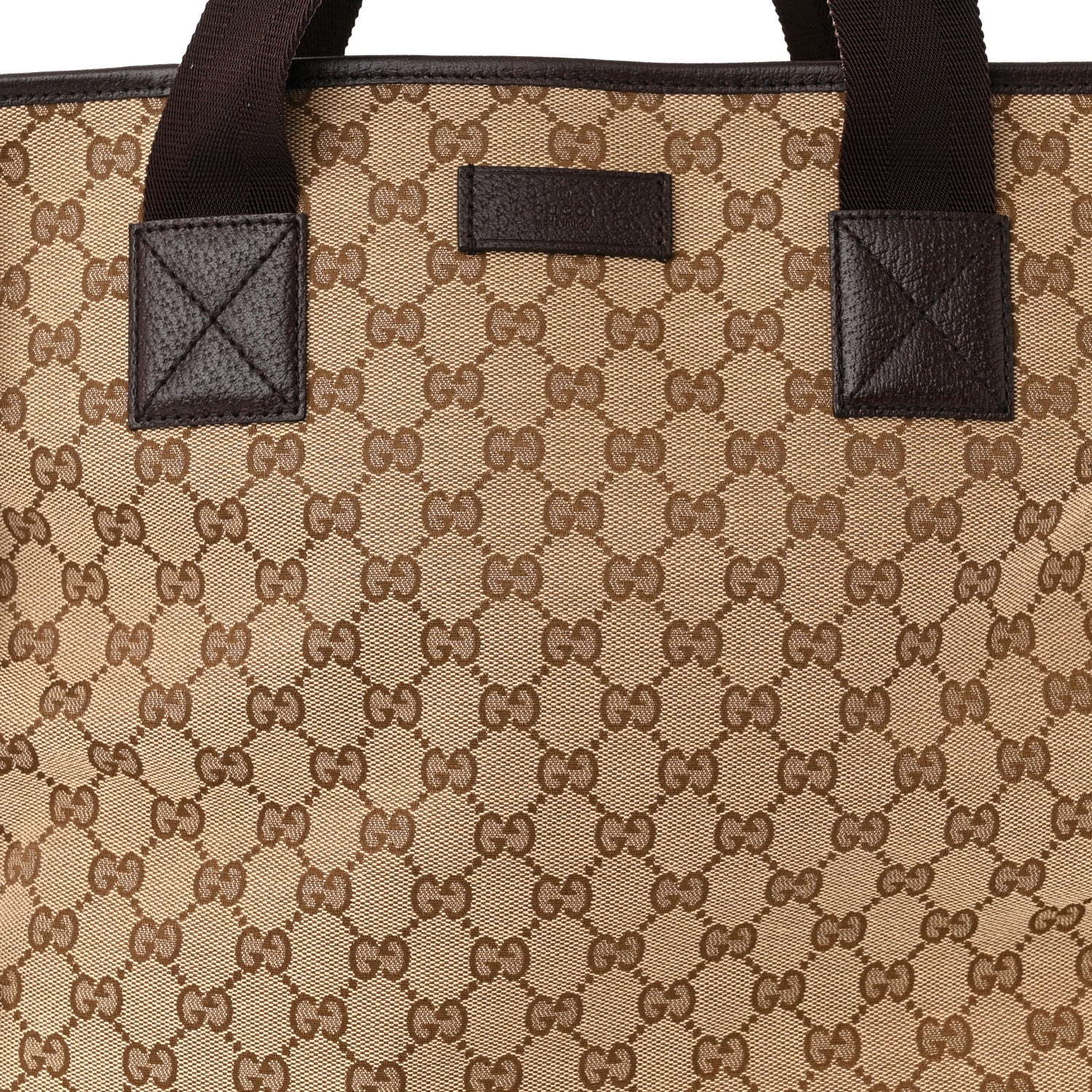 Gucci GG Monogram Medium Handle Vertical Tote Brown 8 of 12