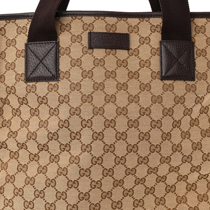 Gucci GG Monogram Medium Handle Vertical Tote Brown 8 of 12