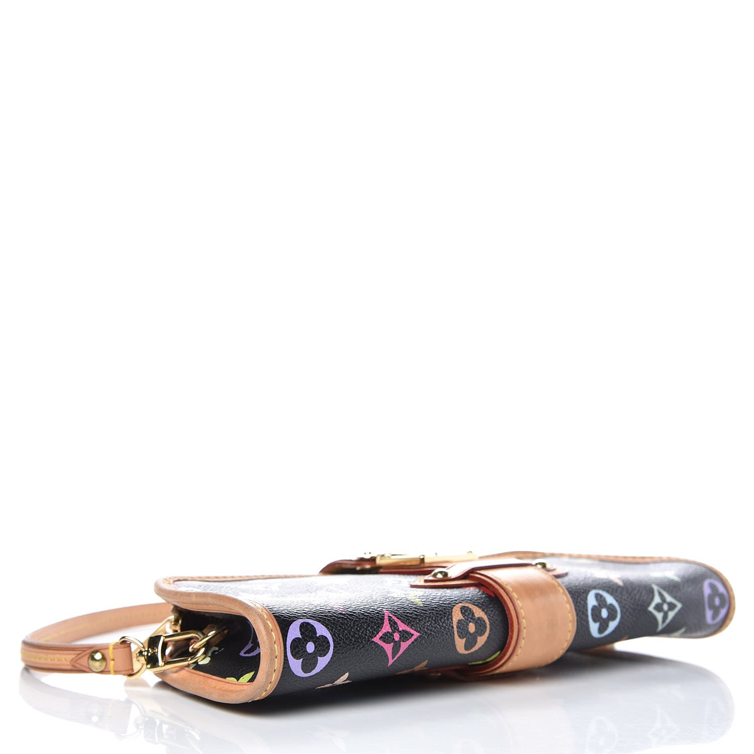 Louis Vuitton Monogram Multicolor Shirley Black 4 of 13