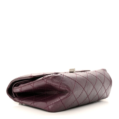 Chanel Metallic Calfskin Quilted 2.55 Reissue 224 Flap Purple 3 of 10