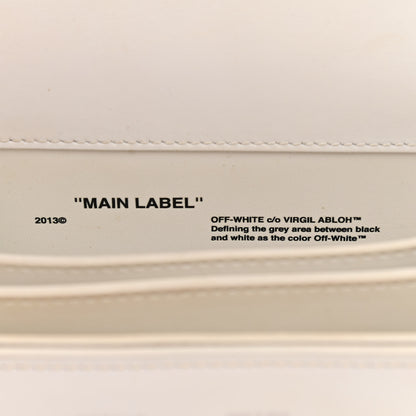 Off-White Calfskin Binder Clip Bag White 7 of 16
