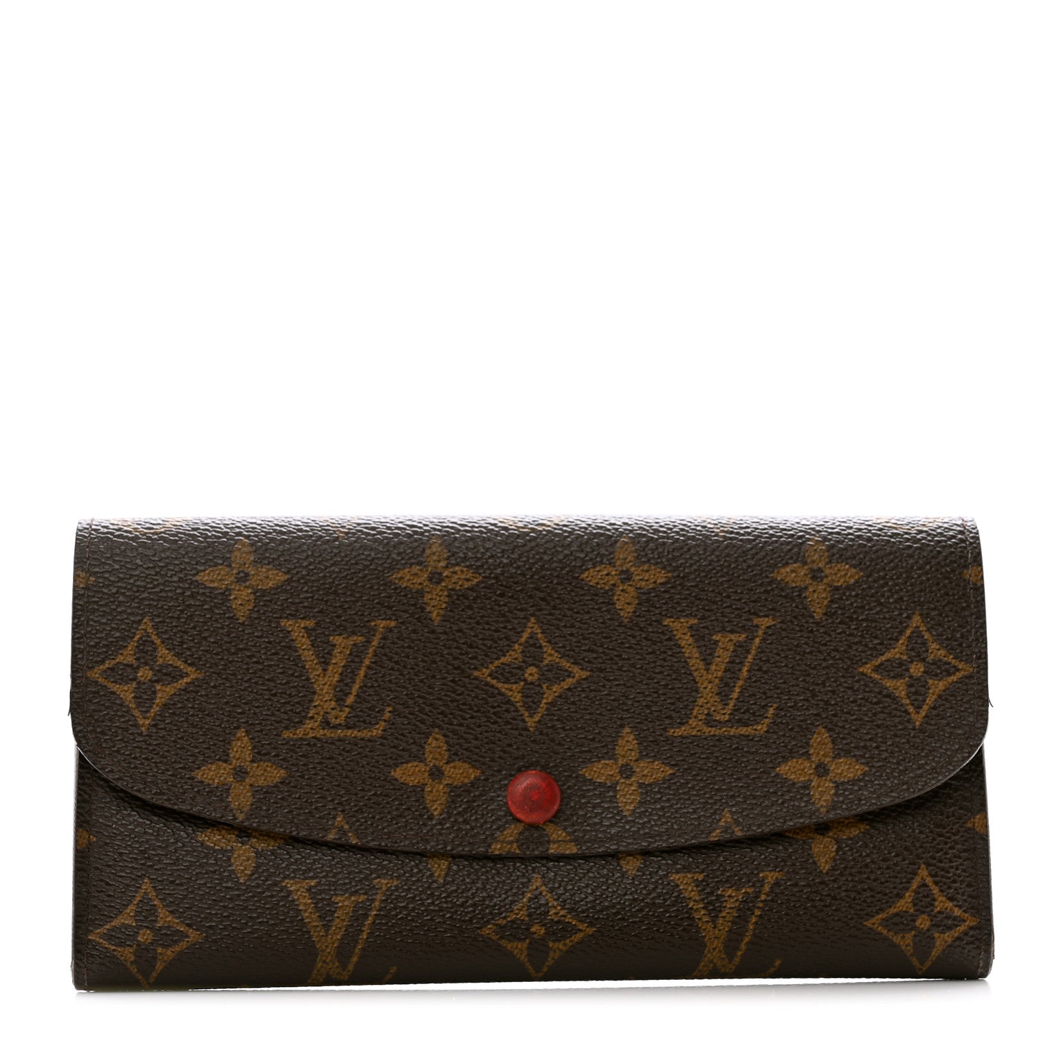 Louis Vuitton Monogram Emilie Wallet Rouge 1 of 12