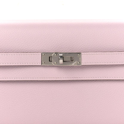Hermes Evercolor Kelly To Go Wallet Mauve Pale 8 of 12
