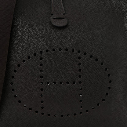 Hermes Taurillon Clemence Evelyne II TGM Chocolate 7 of 9