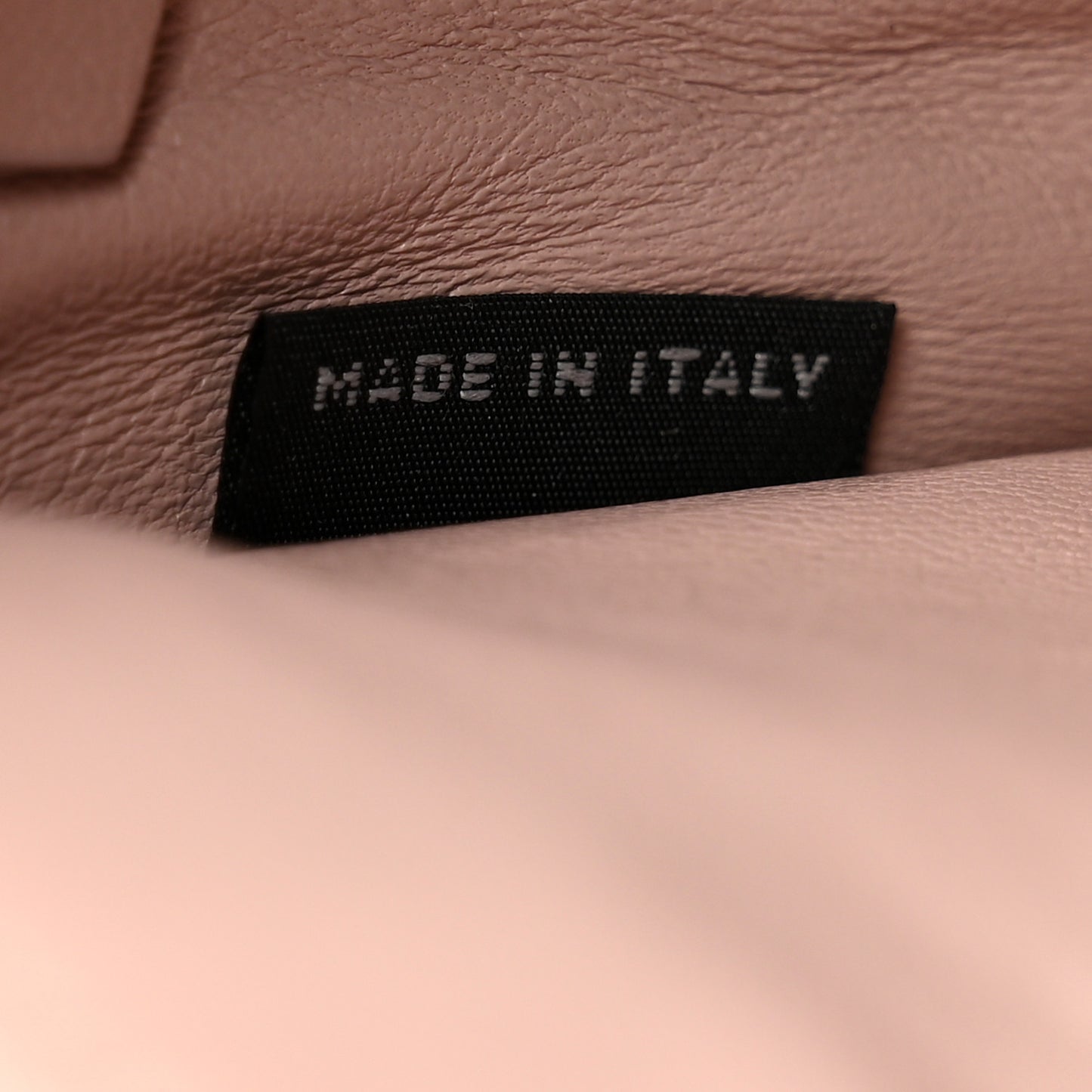 Metallic Saffiano Hand Strap Clutch Pink Silver