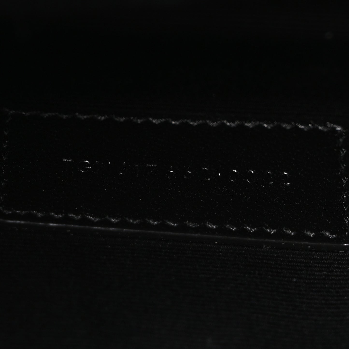 Grain De Poudre Matelasse Chevron Monogram Envelope Clutch Black