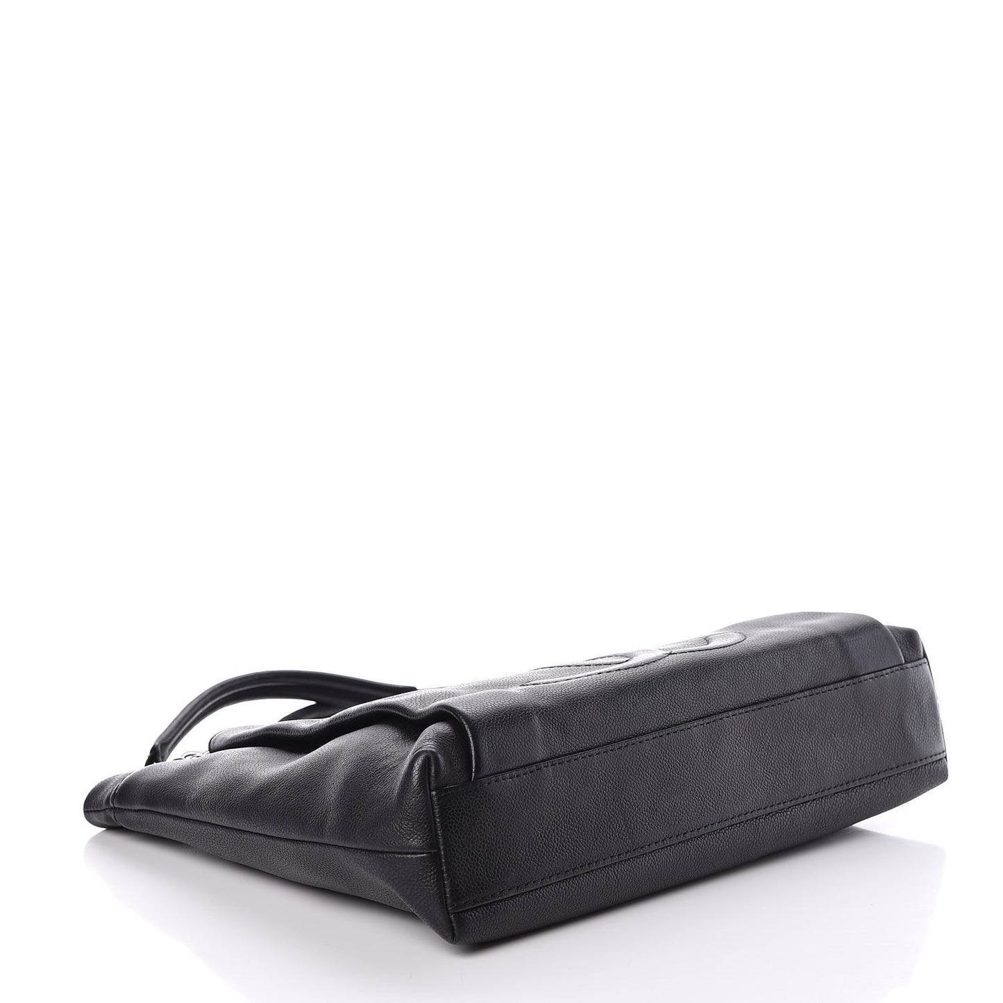 Caviar Large CC Tuck Tote Black