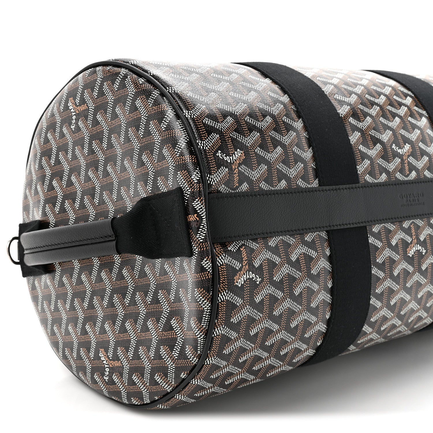 Goyard Goyardine Barrel 40 Sports Bag Black 10 of 10
