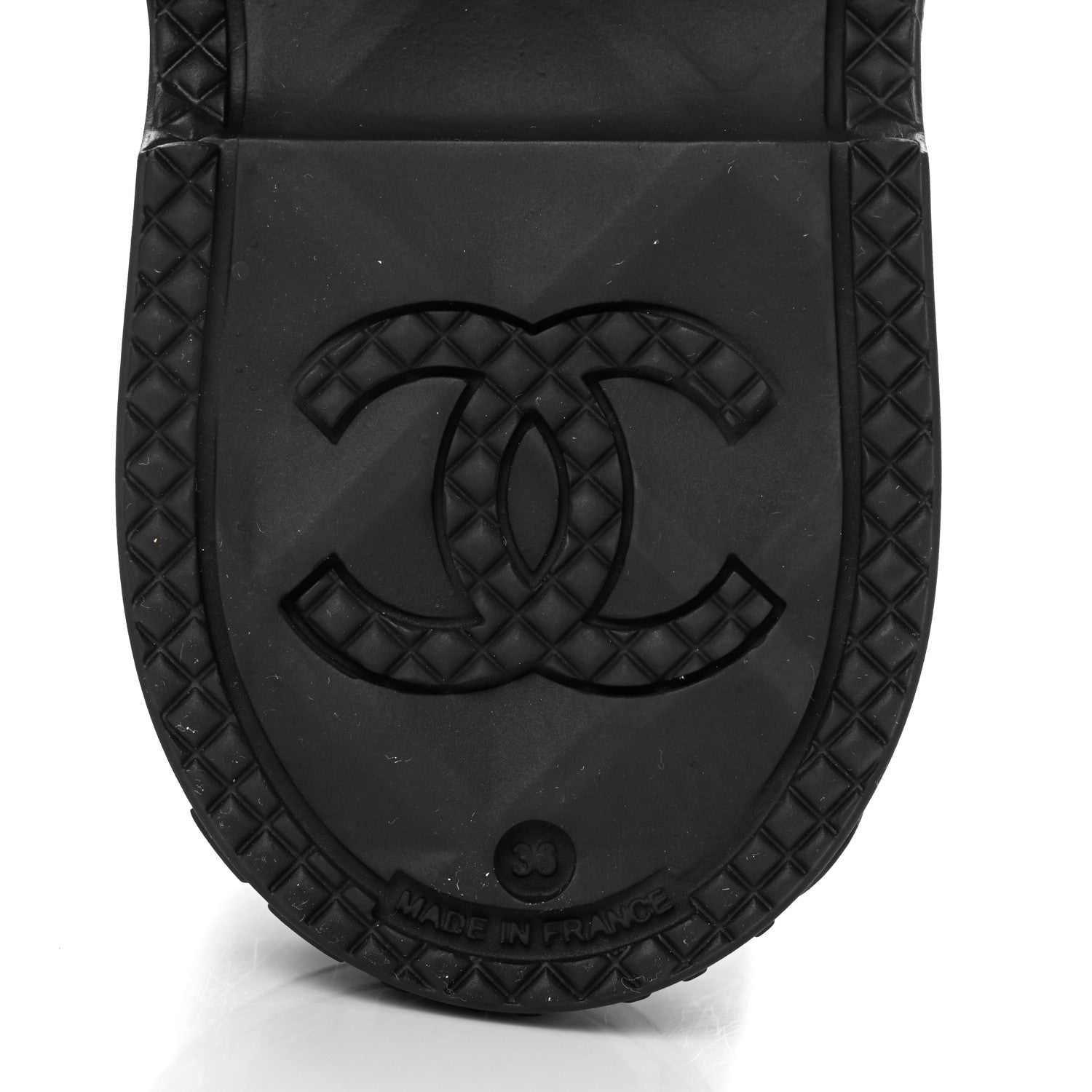 Chanel Caoutchouk CC High Boots 36 Black 8 of 9